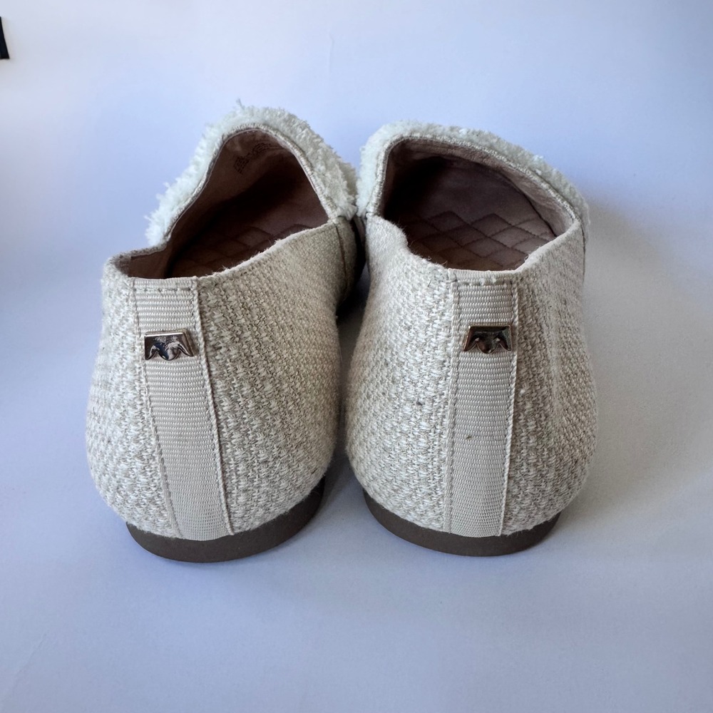 Birdies The Starling Cream & Black Stripe Loafers Women's Size 7 - Picture 9 of 13